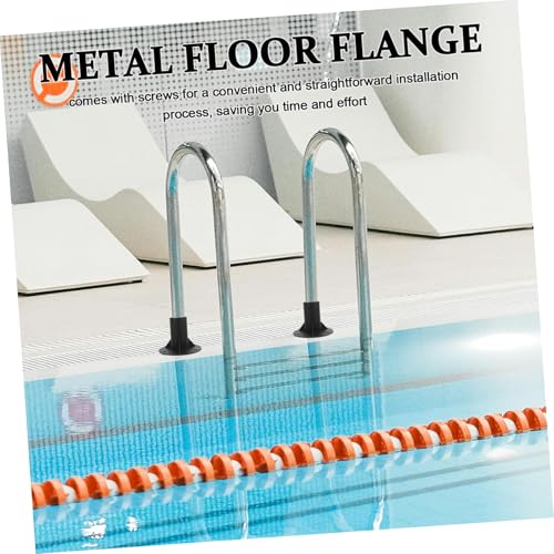 Base de support de poteau Lurrose avec bride pour fixation solide au sol - 6