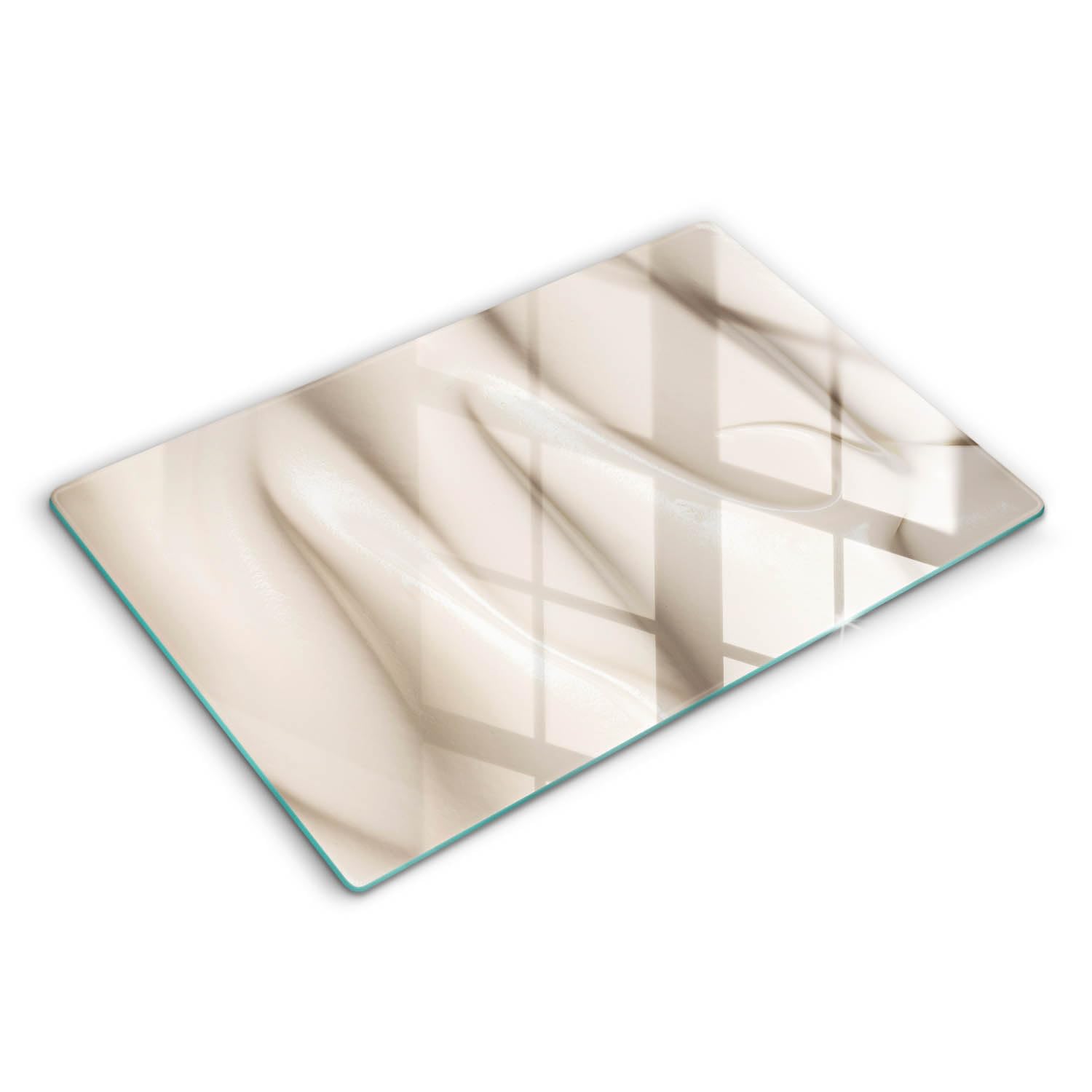 Planche à découper en matériau résistant 80x52cm au design raffiné Glace crémeuse