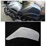 protector deposito moto yamaha Caucho duradero: el protector del tanque de combustible está hecho de material de goma para evitar que el tanque de combustible de la motocicleta se raye.Más duradero, impermeable y resistente a la desvanecimiento.