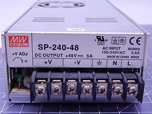 image for Mean Well SP-240-48 Enclosed Switching AC-to-DC Power Supply, Single O