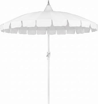 8Ft Patio Pagoda Umbrella, UV Protect Pool Umbrellas with Heavy Duty Pole, Outdoor Market Umbrella for Holiday Garden Backyard
