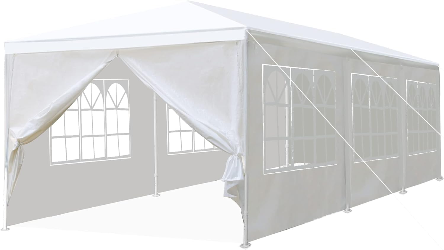 FDW 10'x30' Outdoor Gazebo Party Wedding Outdoor Patio Tent sold price at auction in Canada