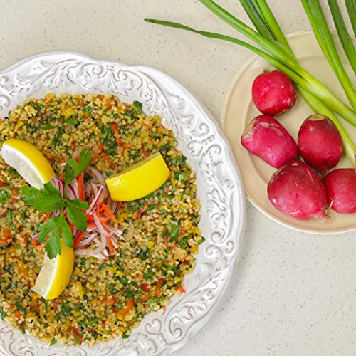 Ziyad Cracked Wheat Number 2 Medium Bulgur, Bread Filler Perfect For Bread Crumbs, Oats, Tabouli, Kibbeh, Curries! 16Oz #TOP4
