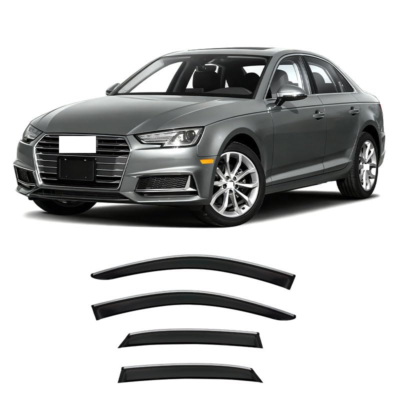 Deflectores de aire lixuejian de 4 piezas para viajar con aire fresco en Audi A4 B9