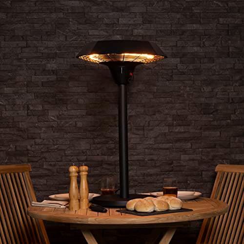 La Hacienda Heatmaster Popular U3-R20 - Parasoll Tripod Mounted - Short  Wave Infrared - 1800w,Black : Amazon.co.uk: Garden