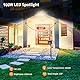 Blivrig 100W LED Strahler Außen Warmweiß 3000K 10000LM, 160 LED Scheinwerfer Aussen, IP66 Wasserdicht Fluter, Gärten Außenstrahler, für Hof, Garage, Lager