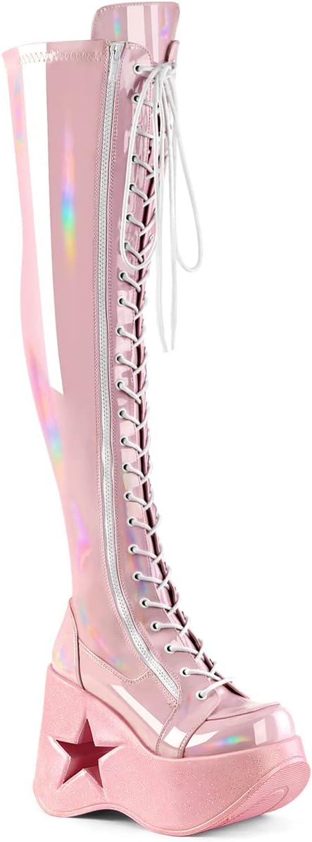 Demonia Women's Dynamite-300 Knee-high Boots