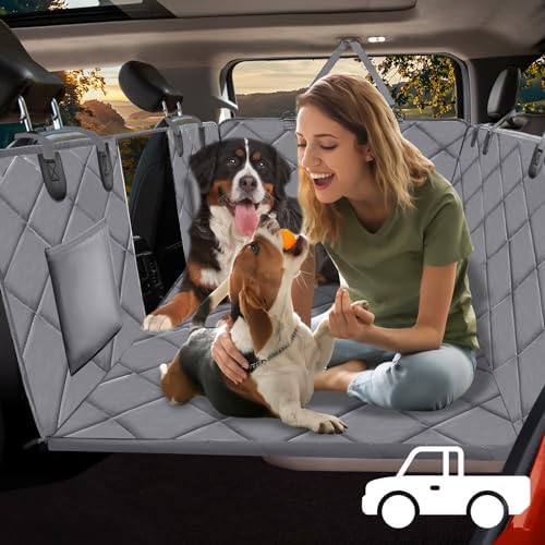 FULIDOUER Truck Back Seat Extender for Dogs, Truck Dog Car