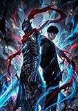 Frenchiart - Póster metálico solo Leveling 5 - Igris - Manga/Manhwa - 30 x 42 cm - Imán de pared