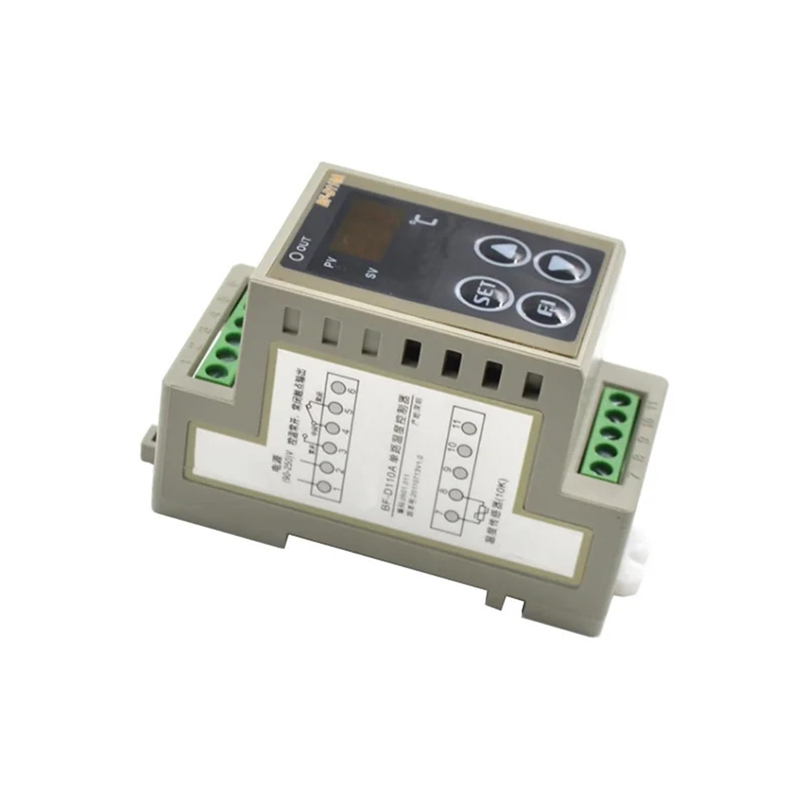 Elektroniczny termostat kolejowy zasilany energią słoneczną z cyfrowym wyświetlaczem i regulowanym regulatorem temperatury BF-D110A