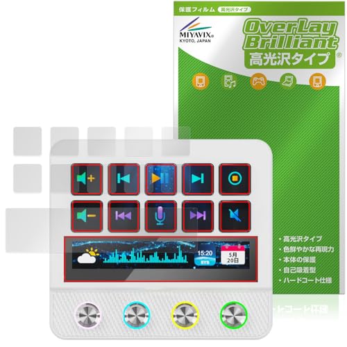 �~���r�b�N�X Stream Dock N4 Pro LCD�L�[�E�^�b�`�o�[ �Ή� �ی� �t�B���� ���� �h�w�� �h�C�A ���{��