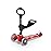 Micro Kickboard - Mini 3in1 Deluxe - Three Wheeled, Lean-to-Steer Swiss-Designed Micro Scooter for Toddlers with 3 Riding Options for Ages 1-5 (Red)