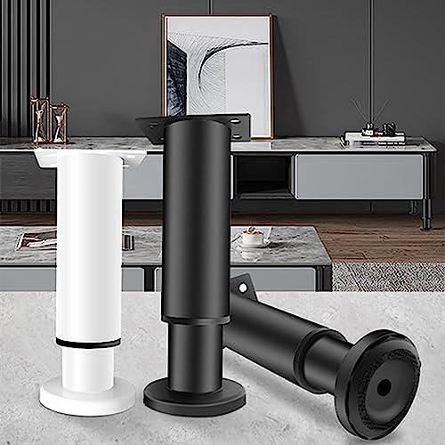 Nvanvmm 4Pcs 4Pcs Upgraded Metal Adjustable Furniture Legs 4.72-7.08 Inch Replacement Parts Legs for Bed Sofa Cabinet Couch Dresser Table B - Image 2