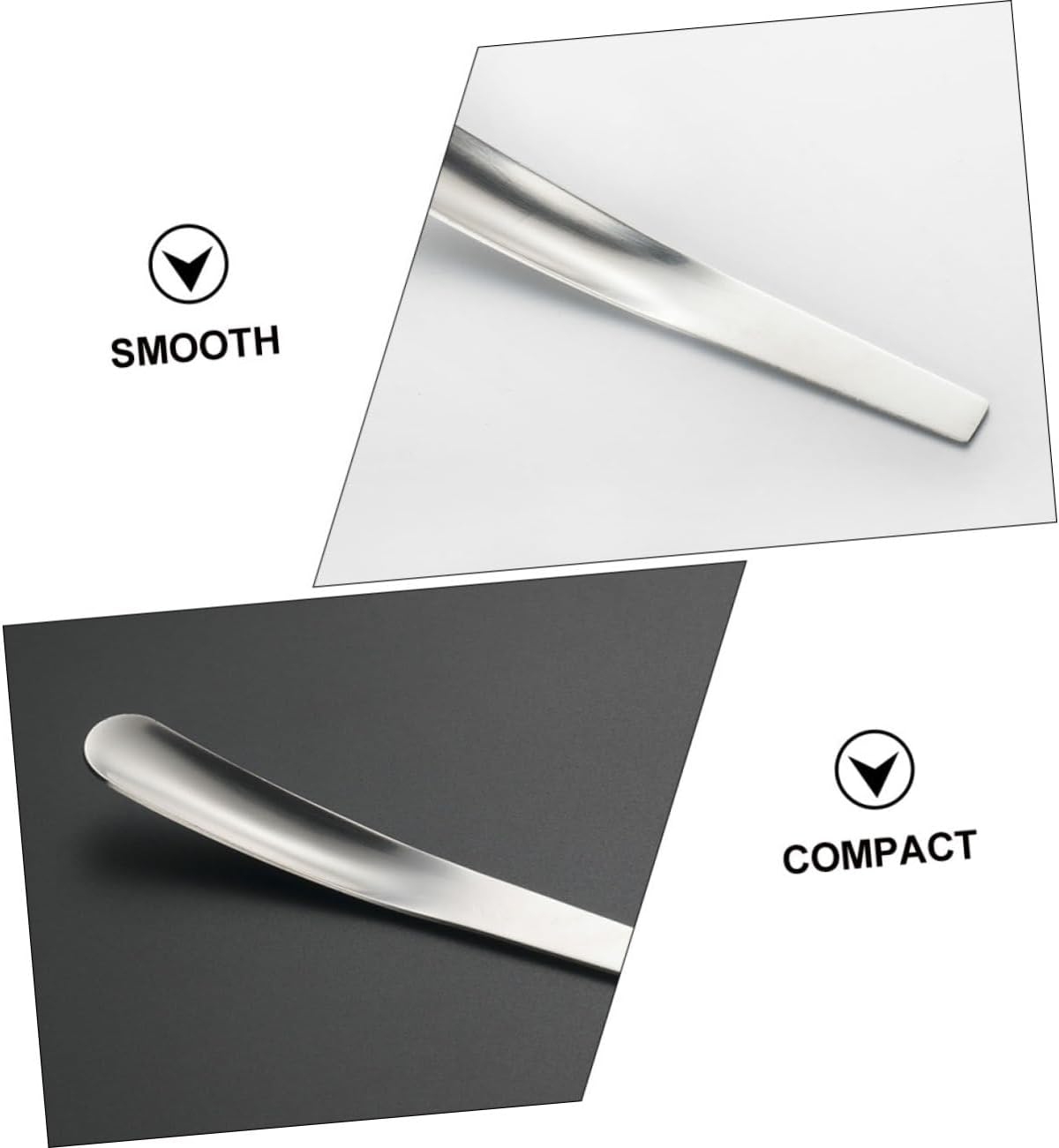 4pc Set Silverware Egg Custard Spoons Portion Serving Small Spoons for Dessert Ice Fine Crafted Silverware