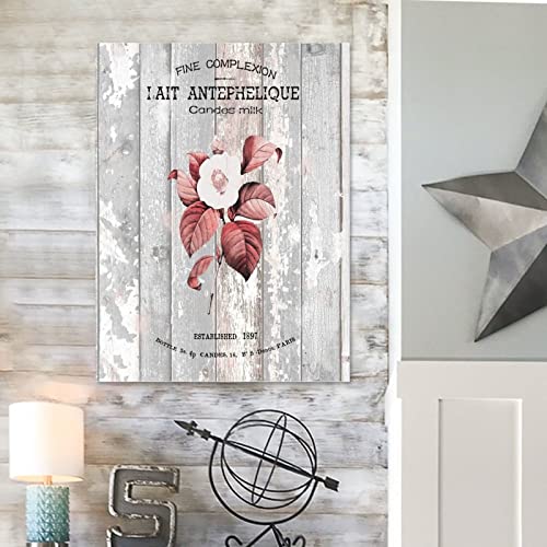 Panneau de ferme shabby chic pour masquer un mur vide