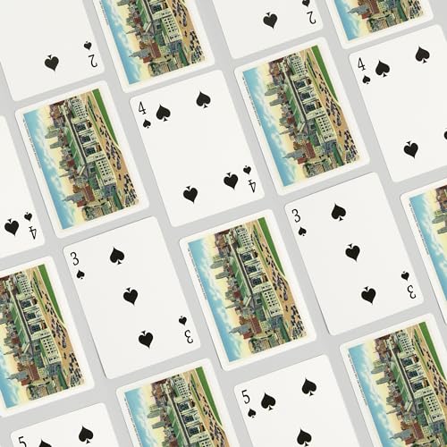 Lantern Press Carta Poker Kansas City Vista Skyline miniatura 4