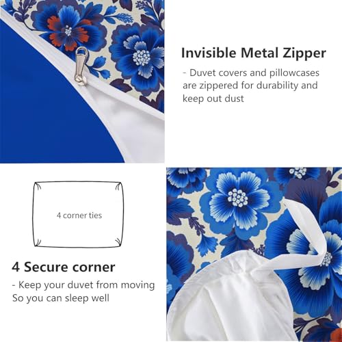 Housse de couette super douce 4 saisons lit double grand confort - 8