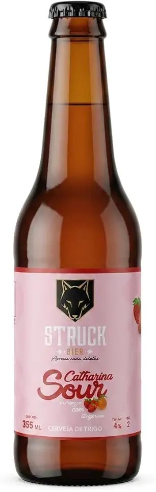 Cerveja Catharina Sour Morango E Tangerina 355ml Struck Bier