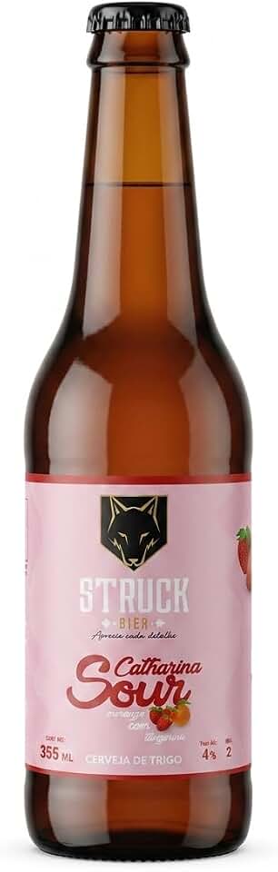 Cerveja Catharina Sour Morango E Tangerina 355ml Struck Bier