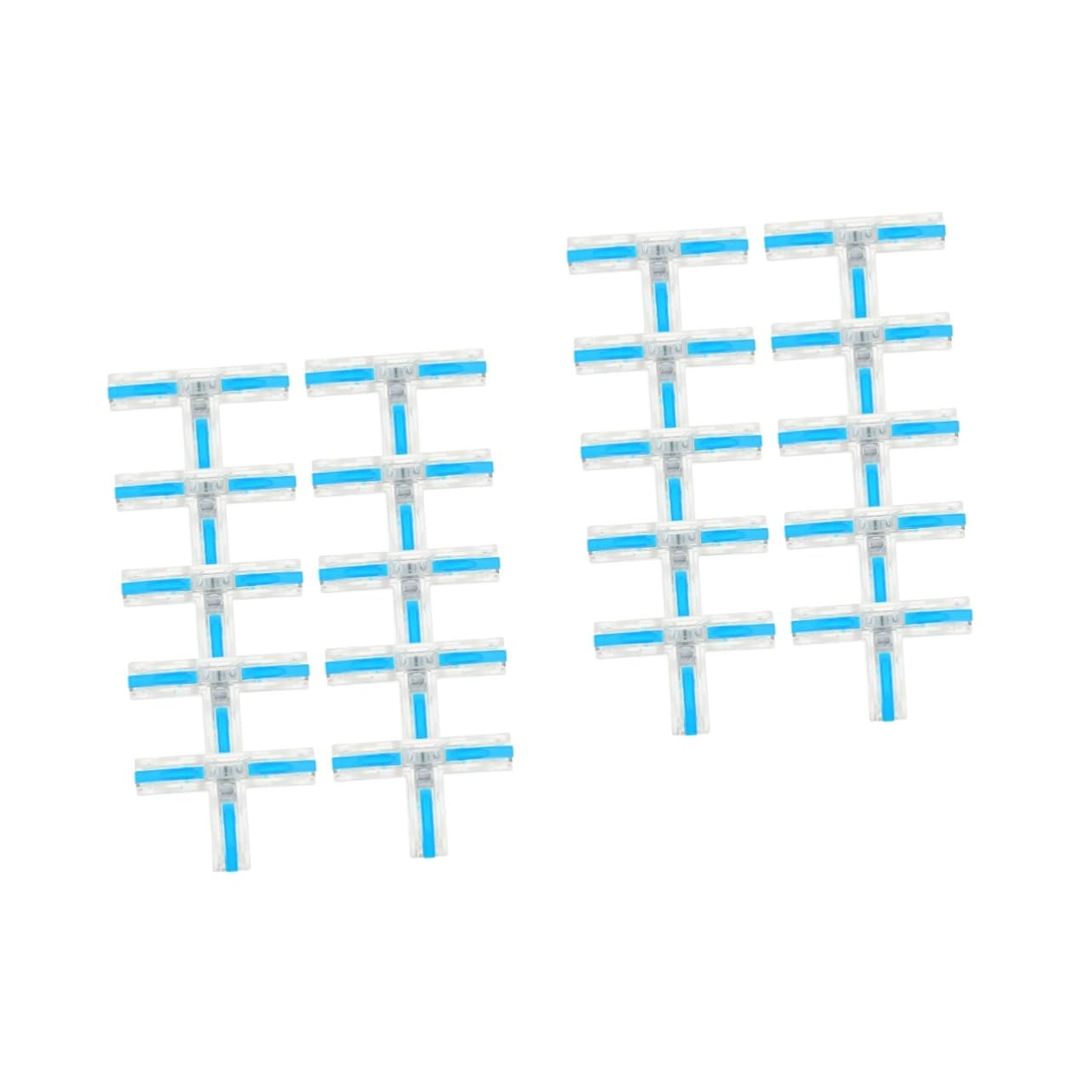 Ciieeo 2sets 10pcs Quick Splice Wire Connectors Insulated Terminal Connector Kit for Electrical Equipment Copper and Safe and Reliable Cable Connection 10pcs*2