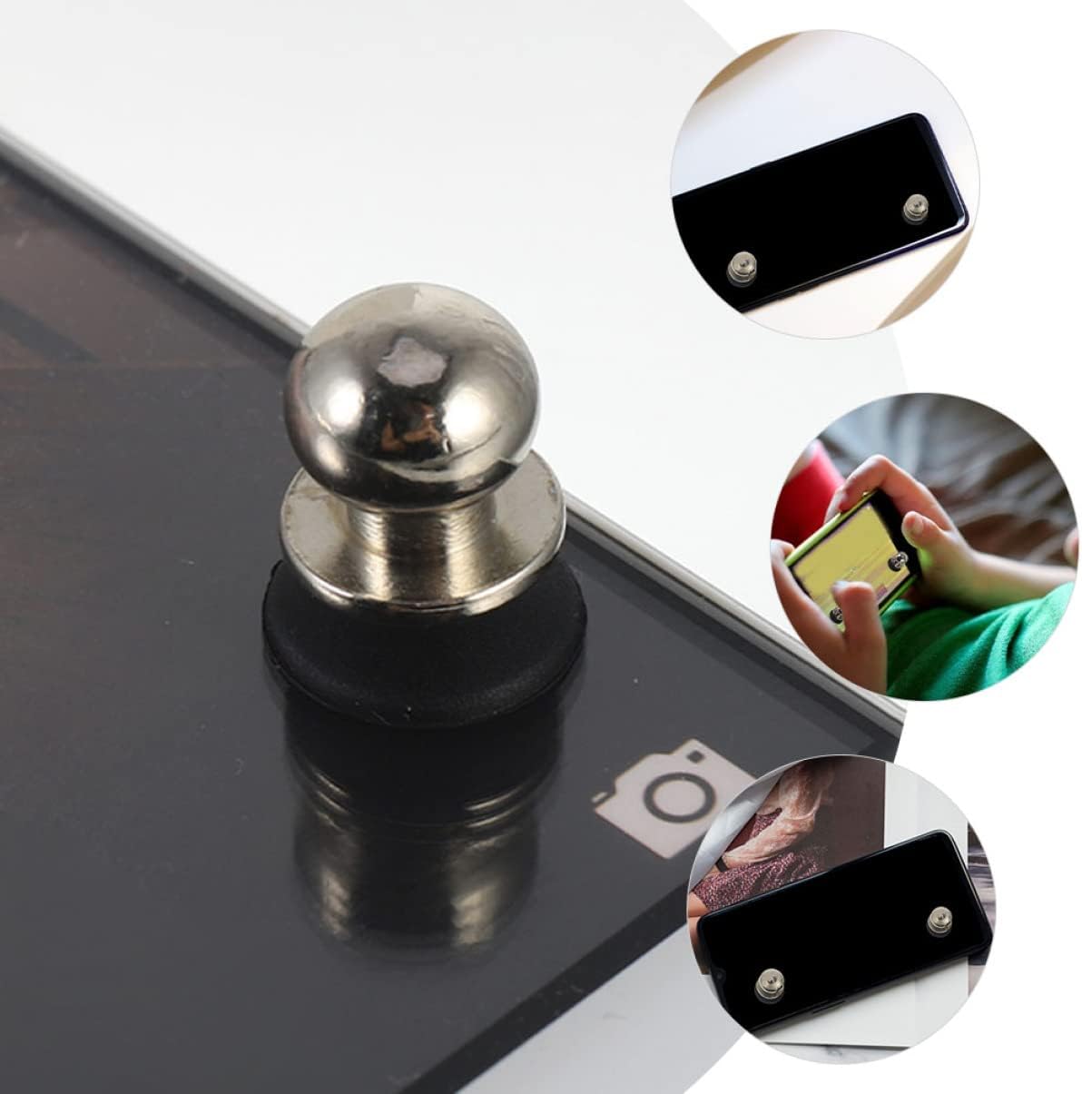 2 Pair Mobile Phone Game Joystick Controller for Universal Tablet Gaming Joysticks Cup for Easy Installation
