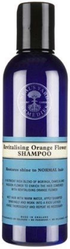 Neal's Yard Remedies Revitalising Orange Flower Shampoo, Nutrient Rich, Adds Natural Shine To Hair, Cruelty-Free, 200 ml