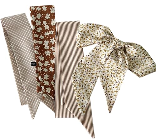 Muaquata 4 Pack Purse Scarf Handbags For Women,Boho Scarrves for