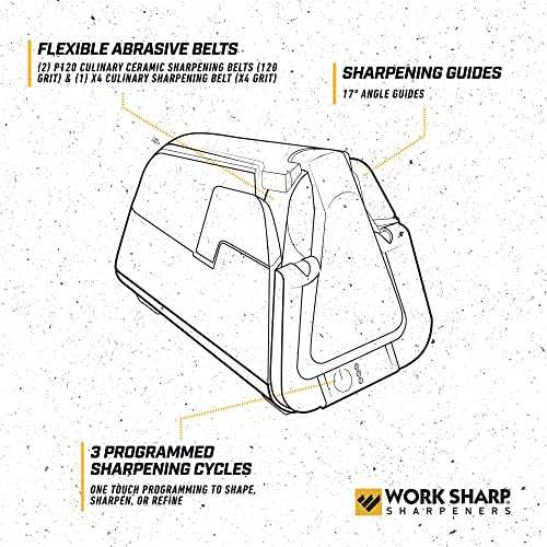 Work Sharp Professional Electric Culinary E5 Kitchen Knife Sharpener