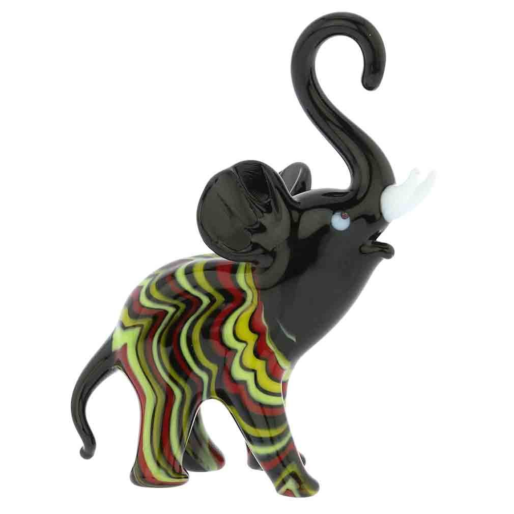 Glass Of Venice Murano Glass Festooned Elephant