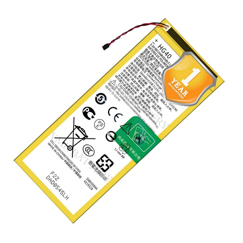 Image of Original HG40 Battery Compatible for Motorola Moto G5 Plus (XT1684, XT1685, XT1686, XT1687) - (3000mAh) - 1 Year Warranty K7