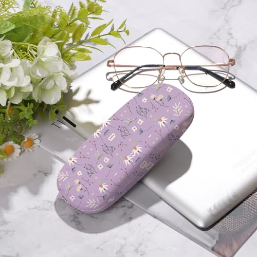 Image of Glasses Case Hard Shell,Portable Protective Eyeglasses Case, Eyeglass Holder Box with Cleaning Cloth, for men women