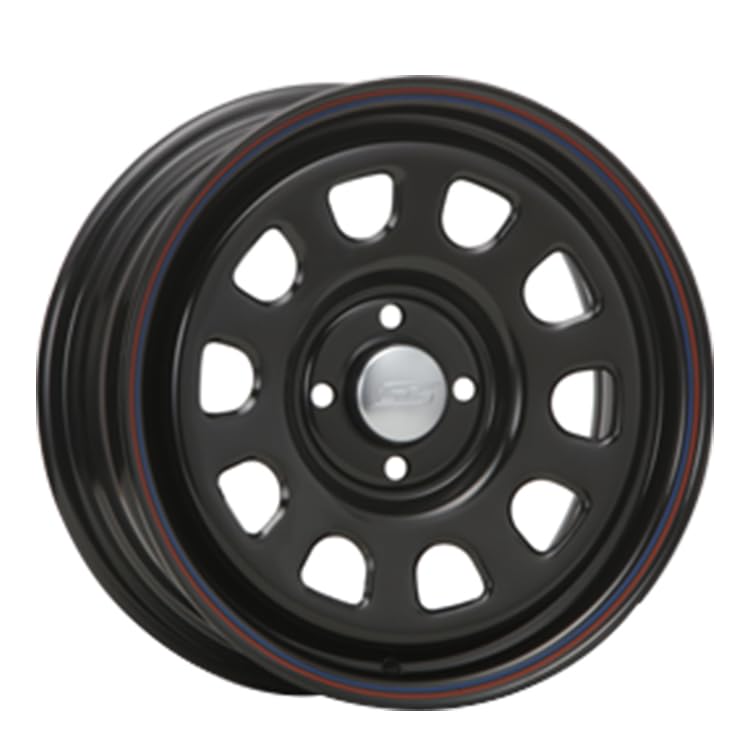 Amazon.co.jp: MLJ DAYTONA SS 15×6.0J 4H 100 +30 ブラック (レッド