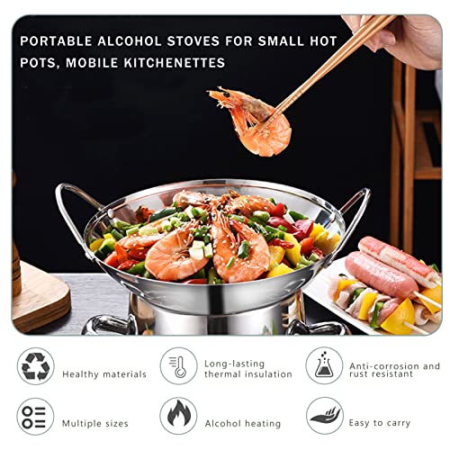 Nahaufnahme der antihaft-Brennkammer des FUFRE Kochers - Detailansicht von Campingkocher Innen Ohne Gas/Strom Deal –...