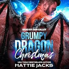 Grumpy Dragon Christmas Audiolibro Por Hattie Jacks arte de portada