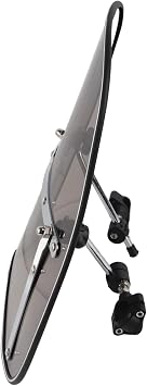 Motorcycle Windscreen Universal 22-25 mm Handlebar Mount Motorcycle Wind Deflector Windscreen [Smoky]