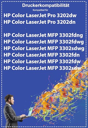 219X 219A XL Toner kompatybilny zamiennik do HP Color LaserJet Pro 3202dw 3202dn MFP 3302fdng 3302fdwg 3302sdwg 3302fdn 3302fdw 3302sdw toner do HP W2190X zestaw czarny, magenta, żółty, cyjan, 4-pak