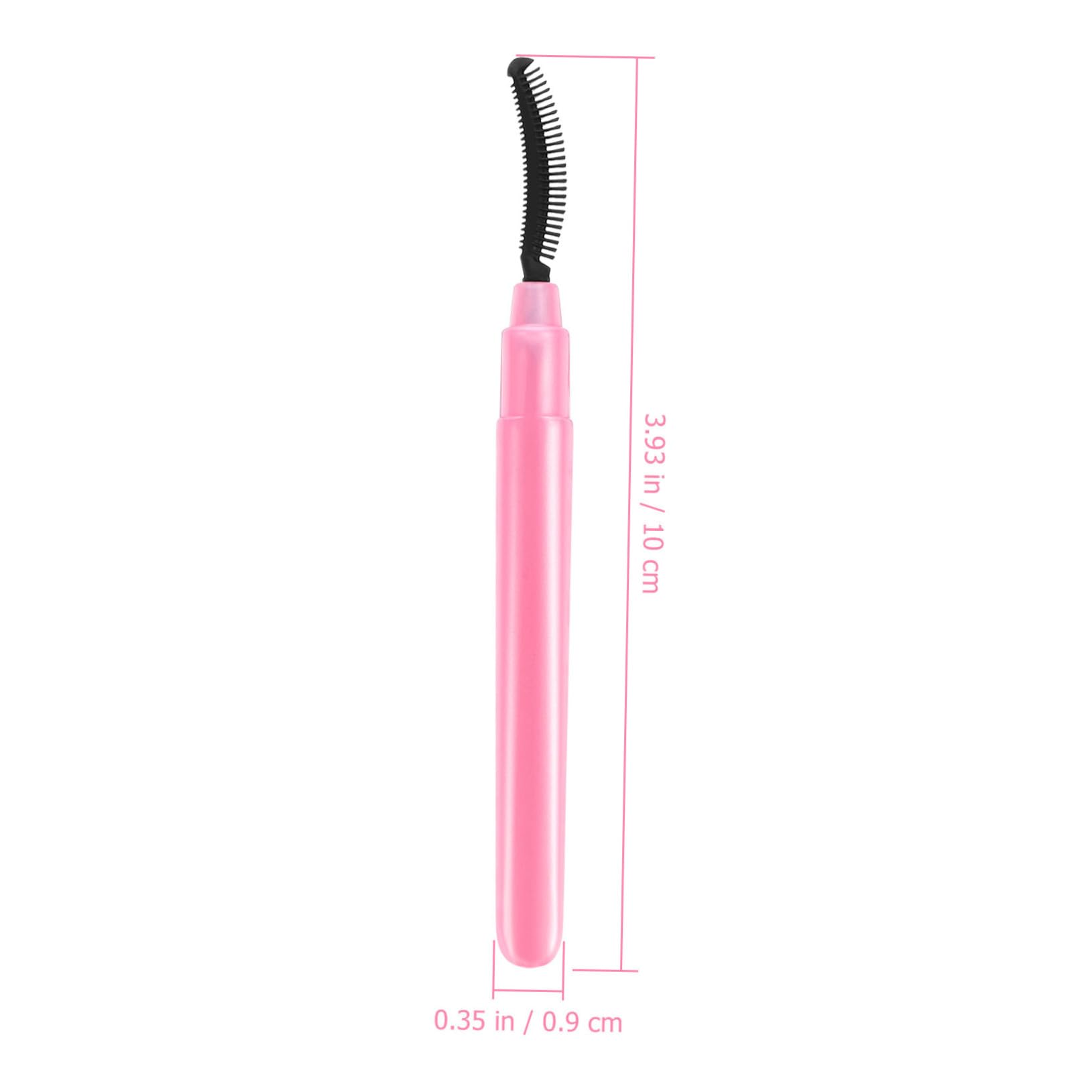 Baluue Gentle Silicone Bristle Makeup Brushes Eyelash Mascara Wands for Routine