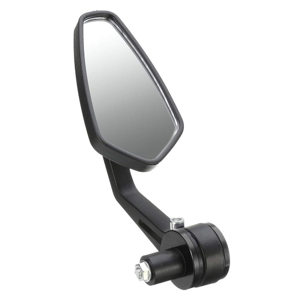 Olmeo Handlebar Rear View Mirror Pentagon Shape End Adjustable