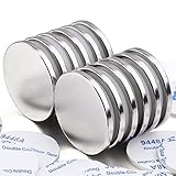 Permanent Rare Earth Magnets. Fridge, DIY, Building, Scientific, Craft, and Office Magnets, Pack of 12