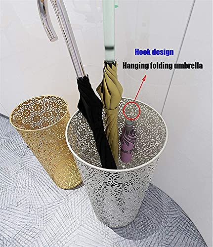 Porte-parapluie 10-12 parapluies longs et courts en fer - 5