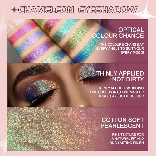 Adriana Nicole Cosmetics Eyeshadow, Adriana Nicole Eyeshadow, Adriana Nicole Makeup, Single Eye Shadow Adriana Nicole, Color Shifting Eyeshadow, Single Eye Shadows, Ethereal Eyeshadow (7#) - Image 2