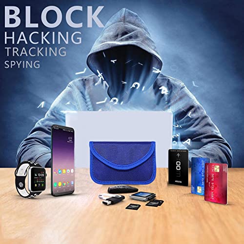 Saco de Bloqueio de Sinal | Bolsa anti-roubo de bloqueio de sinal,Faraday Bags RFID Faraday Pouch Ca