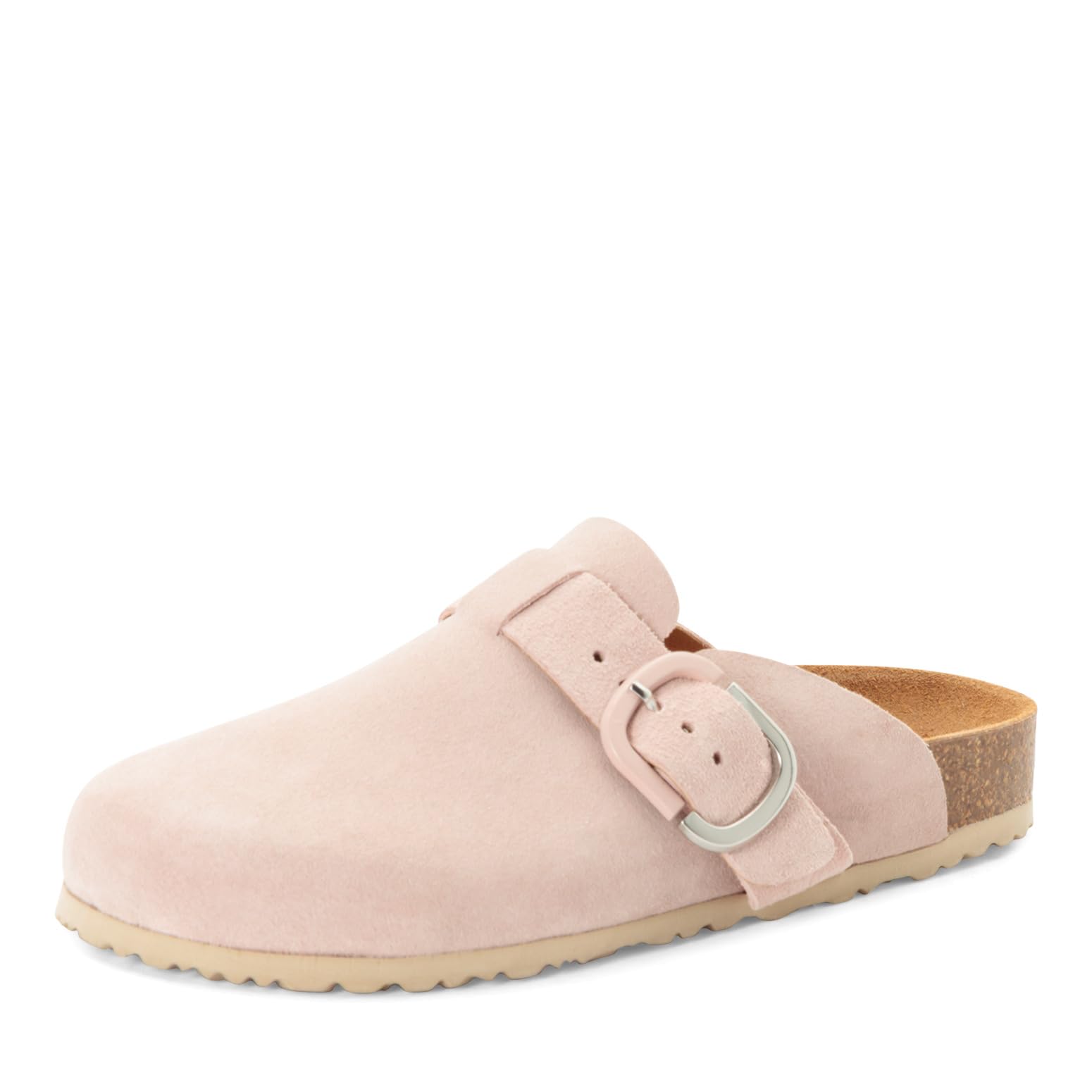 Tamaris Women's footbed mule leather flat pink 5.5 UK