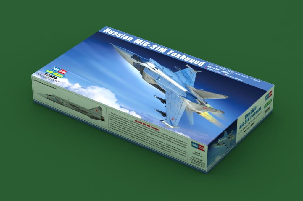 Construire le MiG-31M Foxhound Hobby Boss 1:48 chez soi