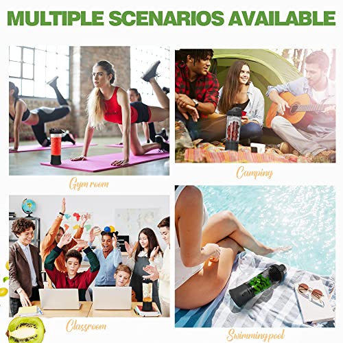 Portable Blender,270 Watt For Shakes And Smoothies Waterproof Blender Usb Rechargeable With 20 Oz Bpa Free Blender Cups With Travel Lid. (Black) #TOP6