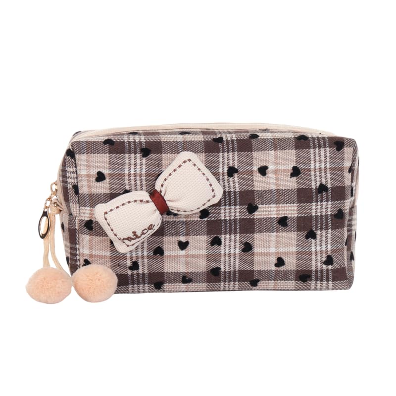 ABBANA Cotton Small Makeup Pouch | Stylish Zip Storage Kit | Single Compartment Travel & Daily Use Pouch-image-39