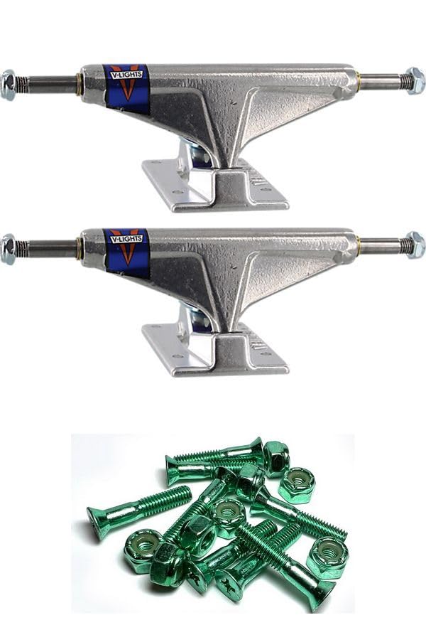 Venture Trucks Polished V-Lights Silver Skateboard Trucks - 5.0