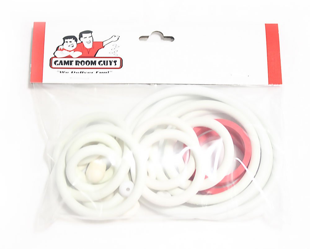 Game Room Guys Zaccaria Locomotion Pinball White Rubber Ring Kit