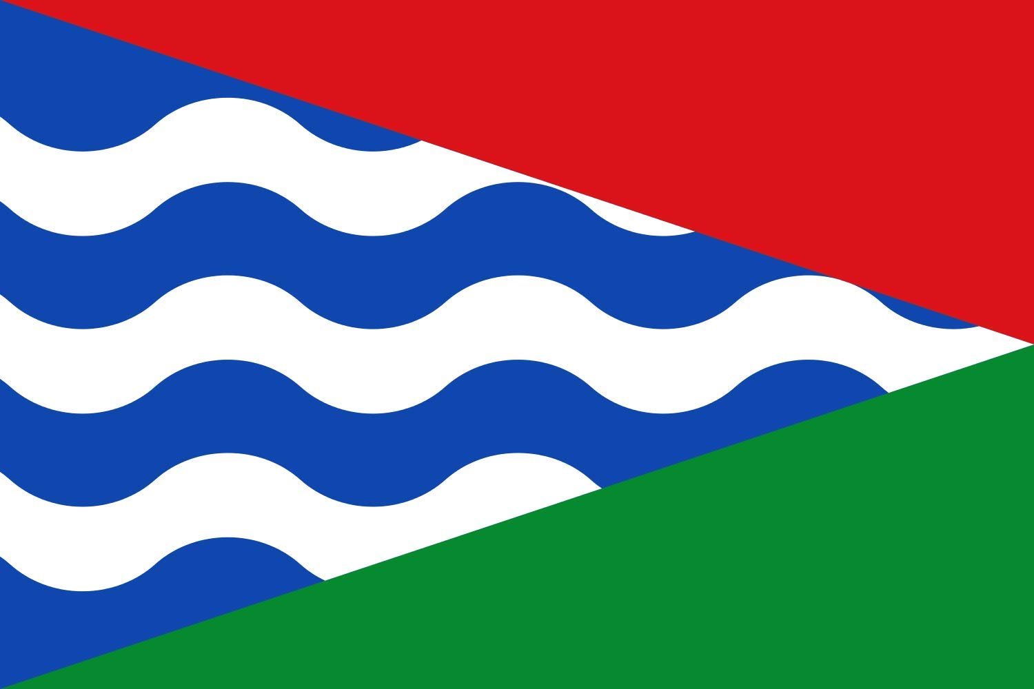 Drapeau Vega del Codorno en paño rectangular grand format aux finitions héraldiques soignées
