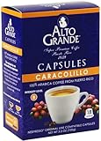 Alto Grande Caracolillo Coffee Capsules, 100% Arabica from Puerto Rico, 18 Count, Intensity 8, Single Serve Espresso Pods Compatible with Nespresso Original Line Machines (Not Vertuo)